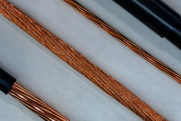 istock Copper electrical wires of different diameters. 2062661702