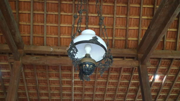 istock Old lamp at the old house. 2062675482