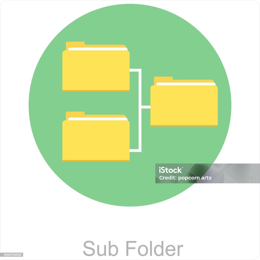 Subsubfolder Sub Folder Stock Illustration - Download Image Now - Concepts, Concepts ...