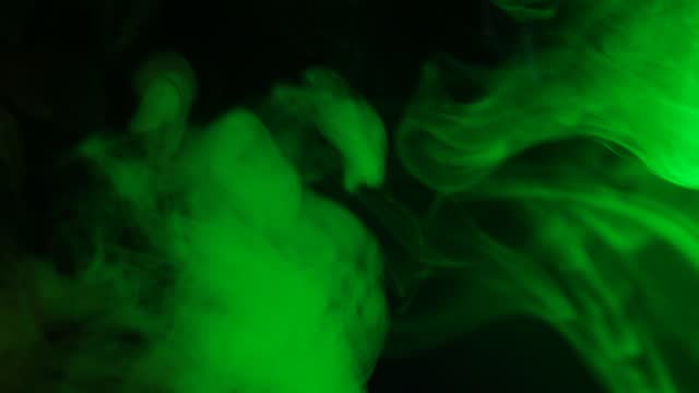 green smoke dark background