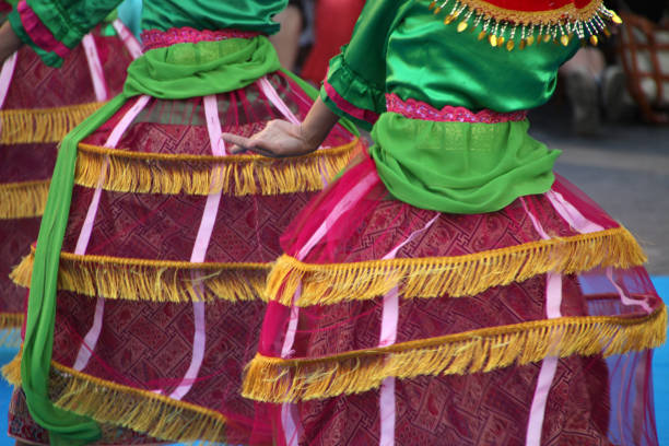 istock Folk dancers from Indonesia in vibrant attire 2062775500