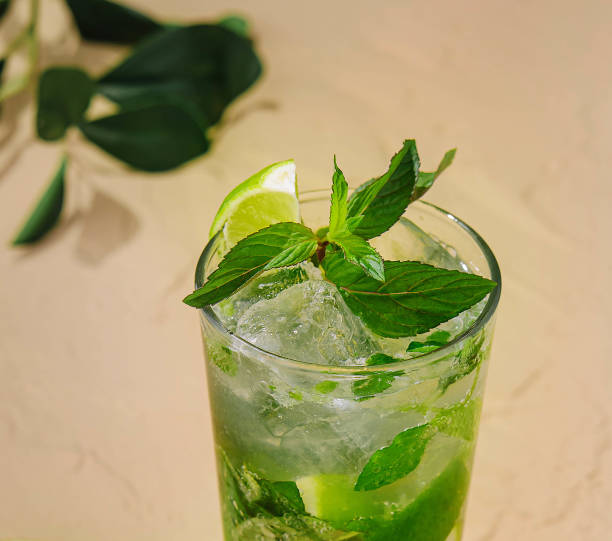 istock Mojito summer citrus cocktail with lime and mint 2062776078