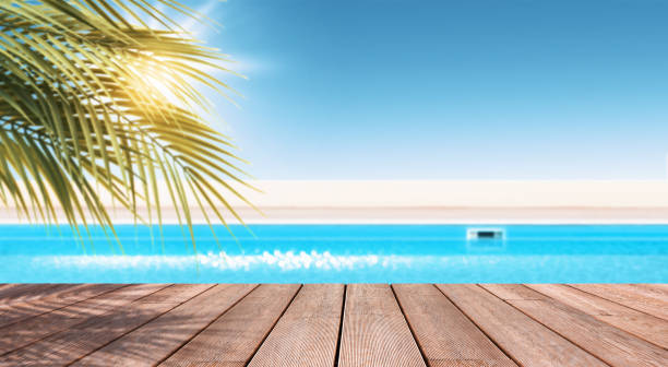 istock Swimming pool at the resort 2062812055