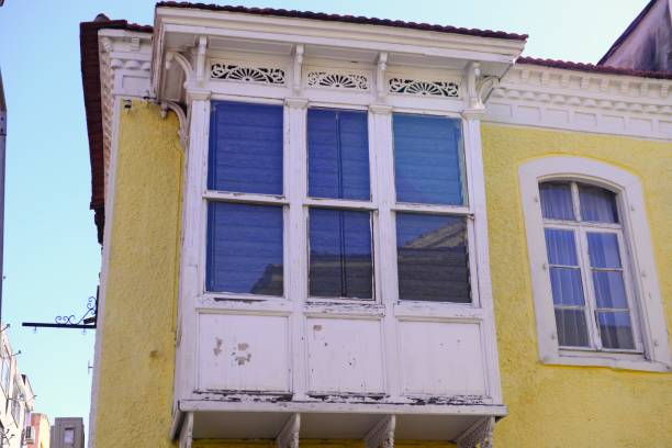 Traditional old buildings in Sariyer Neighborhood in Istanbul, Turkey