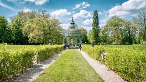 istock Scenic view of a gazebo in a tranquil park 2062839120