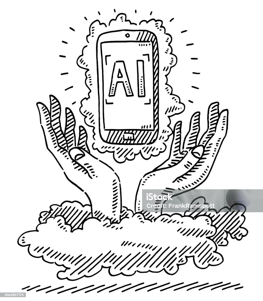 Open Hands Ai Smartphone Symbol Drawing Stock Illustration Download Image Now Sketch Open Hands Ai Smartphone Symbol Drawing Stock Illustration Download Image Now Sketch