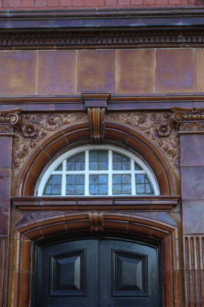 istock Wooden window above the door 2062847705