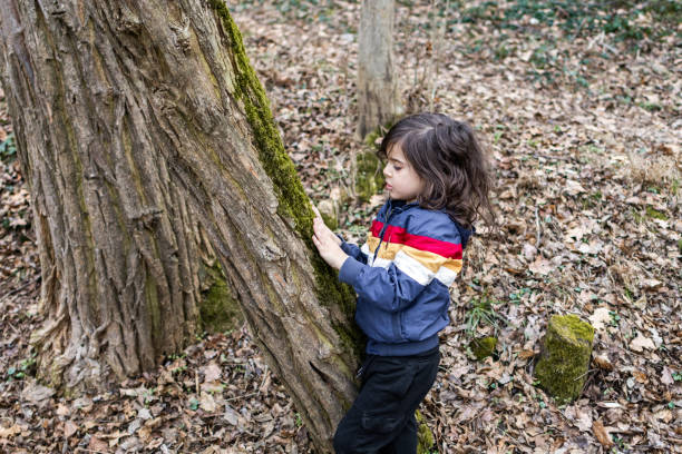 istock Little boy is having fun and playing in the public park. 2062918337