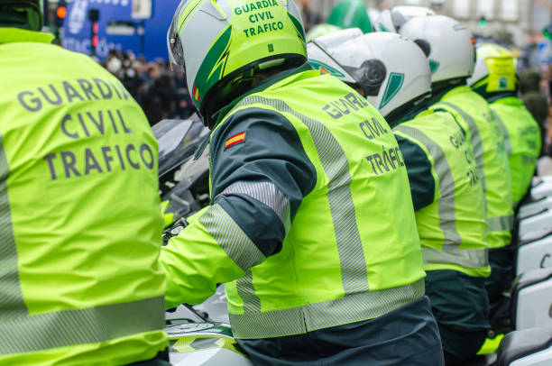 istock Guardia Civil officers getting ready for a motorcycle patrol 2062938393