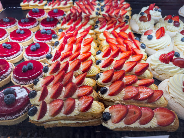 istock view of different fresh sweets in shop window 2063072600