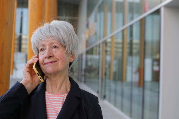 istock Senior entrepreneur making a phone 2063085408