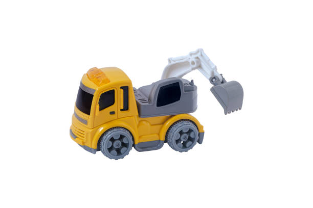 istock Industrial yellow loader truck toy 2063104519