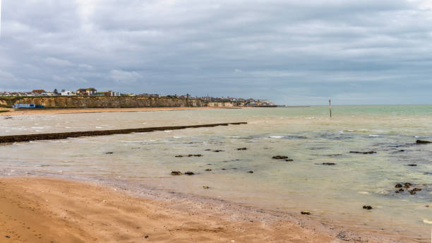 istock Palm Bay Beach looking back to Margate, Kent, England in Winter 2063116885