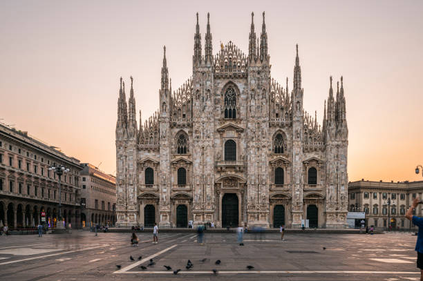 istock Duomo Square  with the Cathedral in the background, Milan 2063217141
