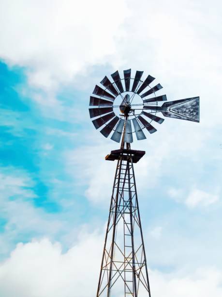 istock Windmill in early evening- Howard County, Indiana 2063233443