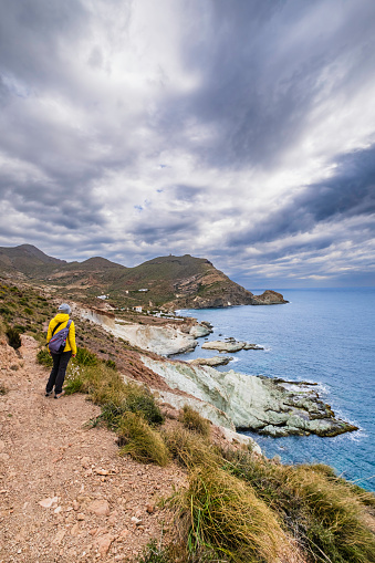 Colorful rocks mark the stunning coastal sceneries in the Parque Natural de Cabo de Gata-Níjar, a nature reserve located in the south-eastern end of the province of Almería