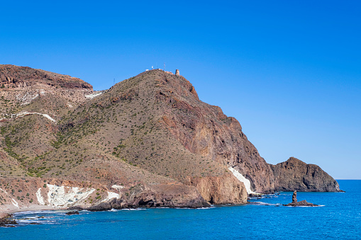 Cliffs, coves and rock formations mark the stunning coastal sceneries of the Parque Natural de Cabo de Gata-Níjar, a nature reserve located in the south-eastern end of the province of Almería