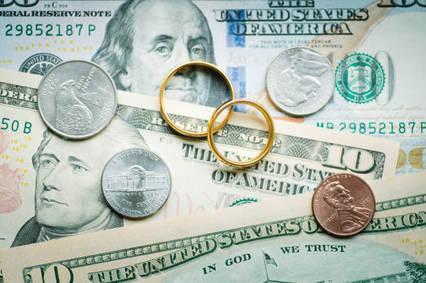 Numismatics. Old collectible coins on the table. light background