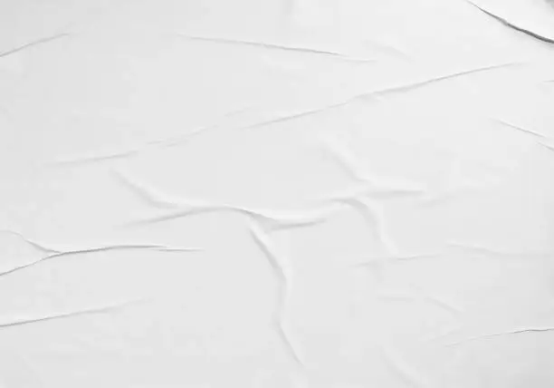 Paper crumped texture, glued poster template. Paper crumped texture, glued poster template.