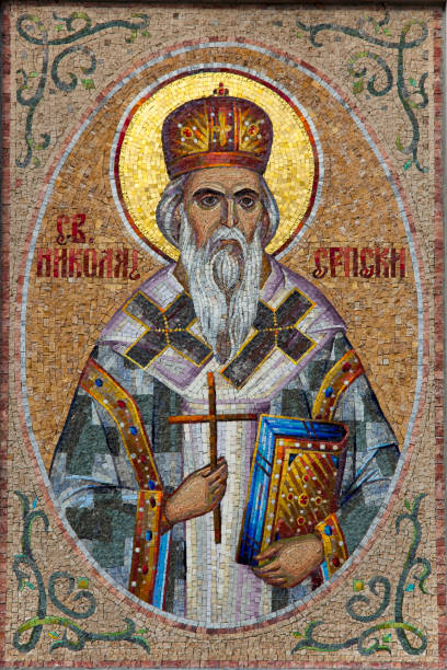istock Mosaic of Saint Nikolaj Velimirovic 2063341602