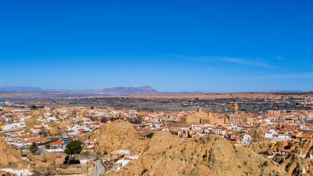 istock View towards the old town of Guadix (Andalusia, Spain) 2063342648