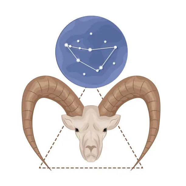 Vector illustration of Capricorn