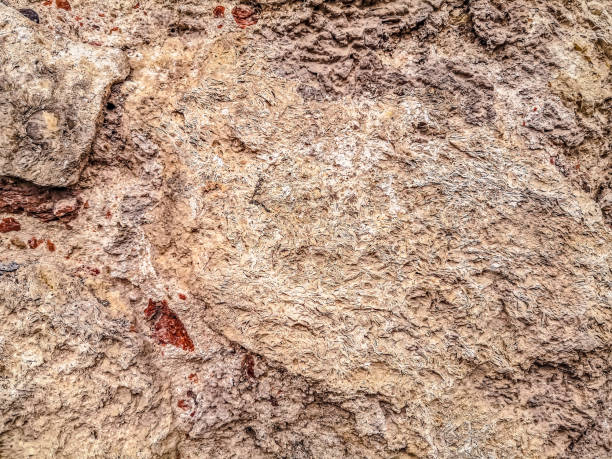 istock Abstract grainy texture of stone wall surface, close-up 2063595160