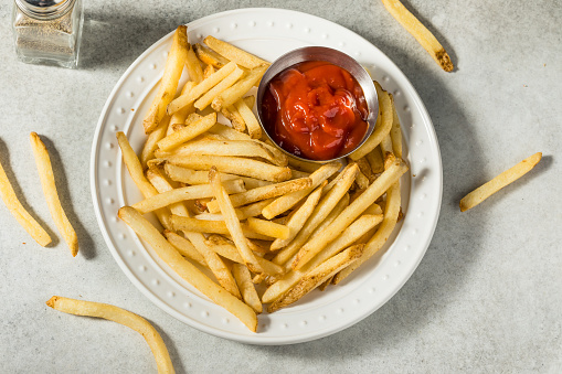 Crispy Fried French Fries with Sea Salt