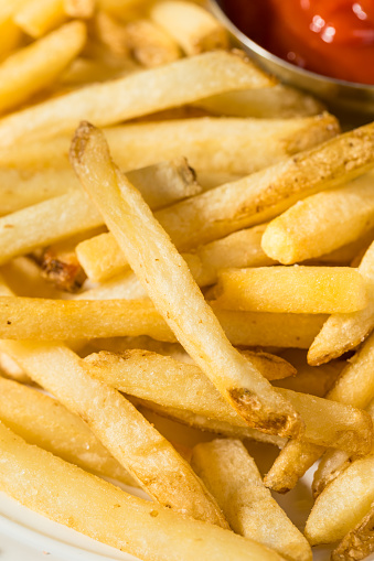 Crispy Fried French Fries with Sea Salt