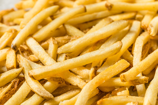 Crispy Fried French Fries with Sea Salt