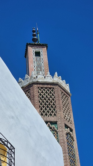 Mosque dome in tangier north of Morocco