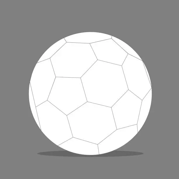 Vector illustration of Football