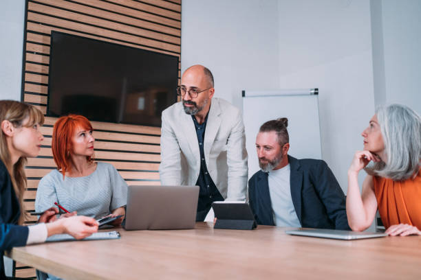istock Business persons on meeting in the office. 2063691281