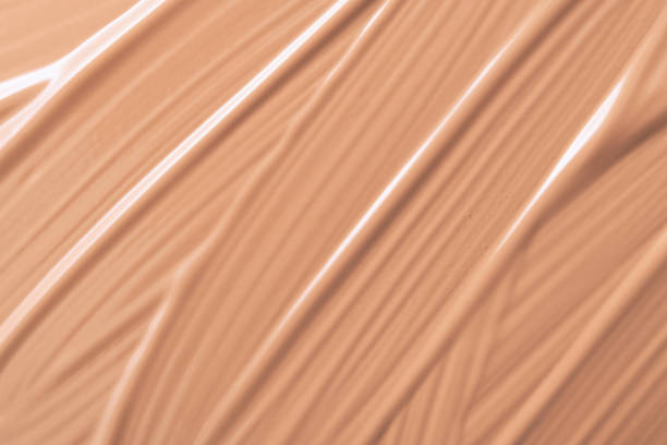 istock Delicate beige smeared texture of BB face cream or tonal foundation 2063731552