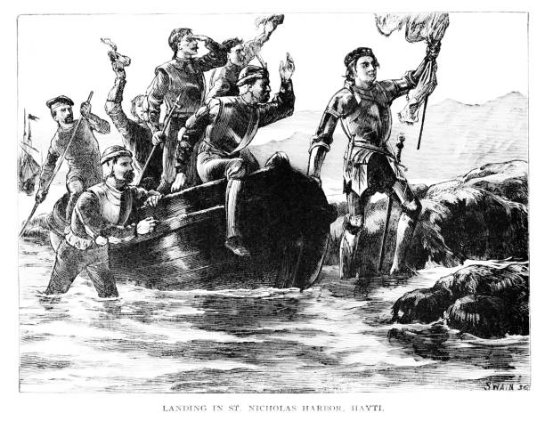 60+ Christopher Columbus 1492 Stock Illustrations, Royalty-Free