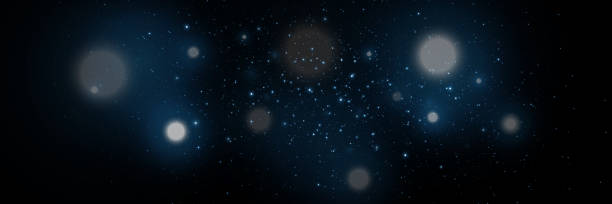istock The shine of sparkling dust particles. A glare of light and stars. 2063839655