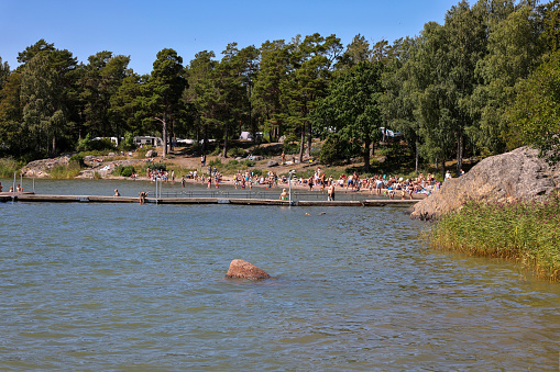 Trosa Havsbad in the Södermanland area, surrounded by magnificent archipelago views