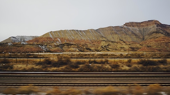 A beautiful desert landscape in Colorado Utah.
