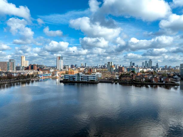 istock Salford Quays and Downtown Manchester 2063876565