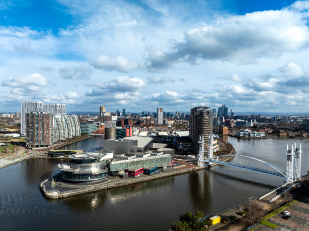 istock The Millennium Bridge on The Manchester Ship Canal 2063876583