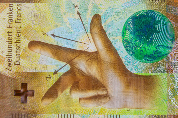 istock Macro shot of two hundred swiss francs banknote 2063978651