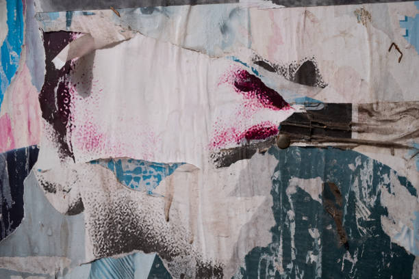 istock Torn and ripped street poster background 2063984966