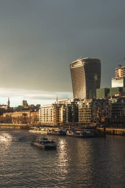 20 fenchurch street or walkie talkie building - património mundial da unesco - fotografias e filmes do acervo