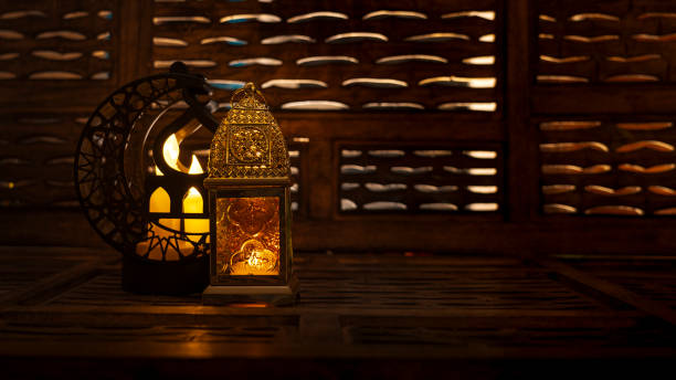 istock Muslim Holy Month Ramadan - Ornamental Arabic Lantern and dates. 2064041225