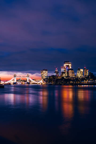 istock Tower Bridge and Downtown City Skyline at Twilight London 2064044594