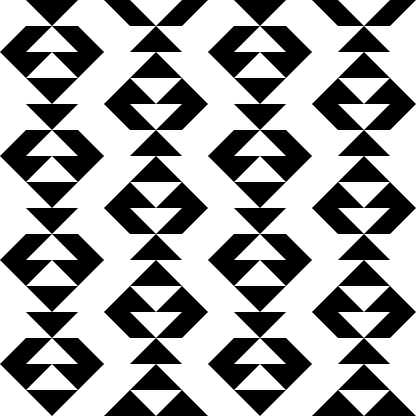 Triangles, arrows, figures seamless pattern. Ethnic ornate. Geometric image. Folk ornament. Tribal wallpaper. Geometrical background. Retro motif. Ethnical textile print. Abstract image. Vector art