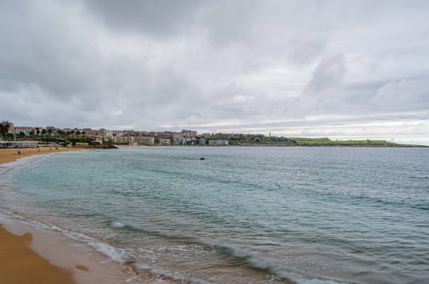istock View of a beach in Santander, northern Spain 2064218112