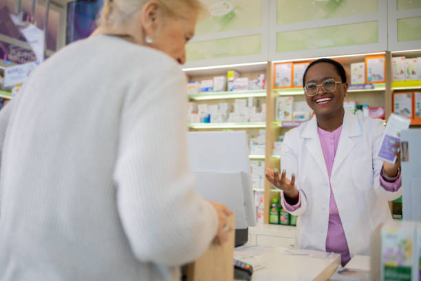 istock Retiree buys medicine at the pharmacy 2064277177