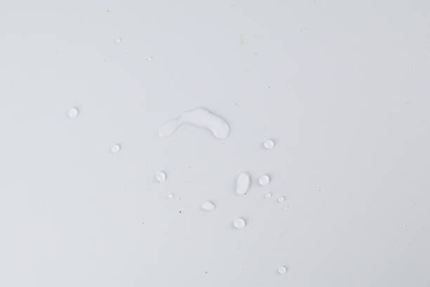 istock Water drops on white background. Raindrop, Realistic pure water droplets condensed for creative banner design 2064351879