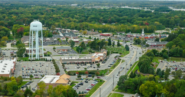 Aerial Shot of Avon, OH